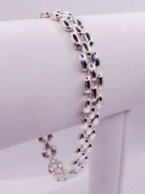 925 Sterling Silver Balloon Link Bracelet